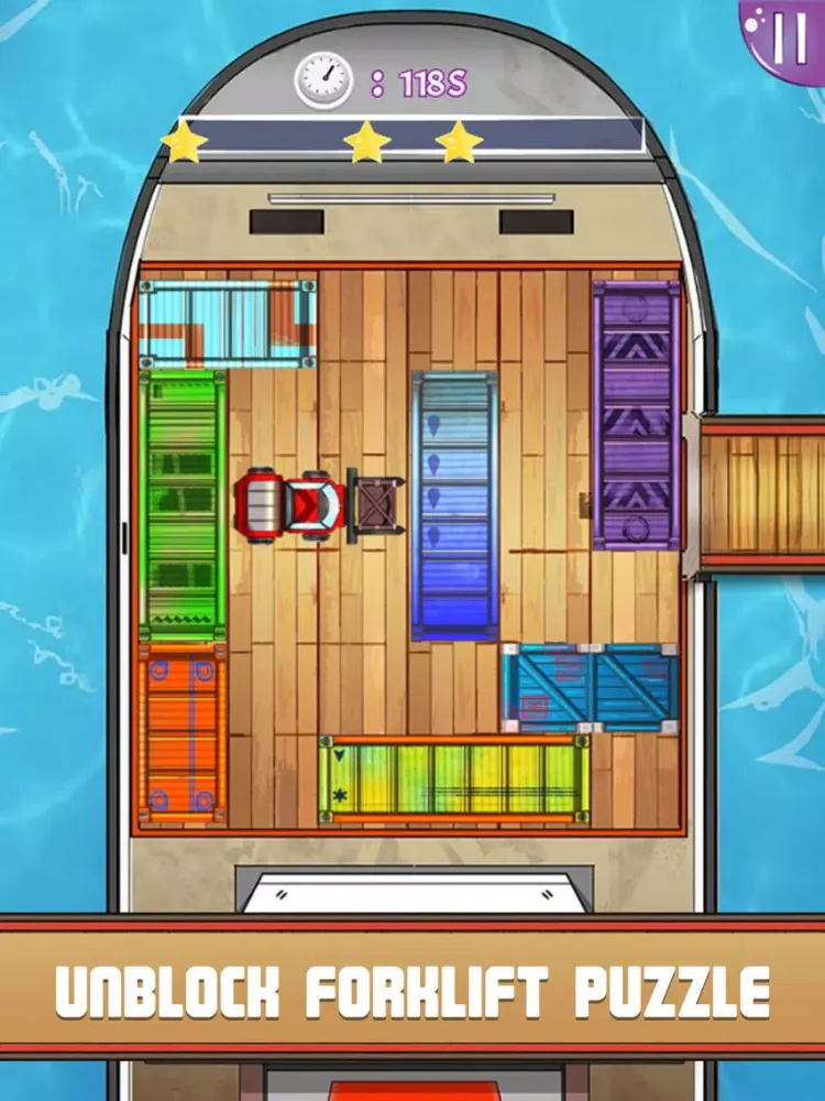Unblock Forklift Puzzle iPad 应用截图