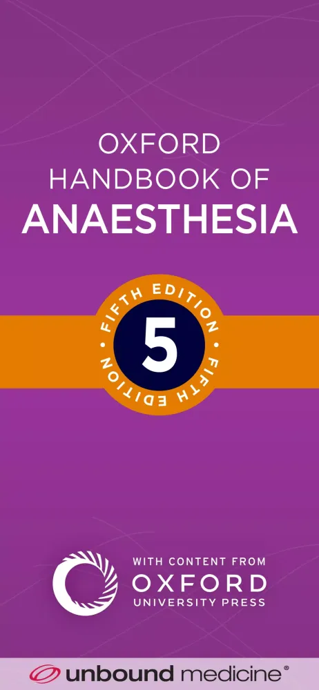 Tangkapan layar Oxford Handbook of Anesthesia