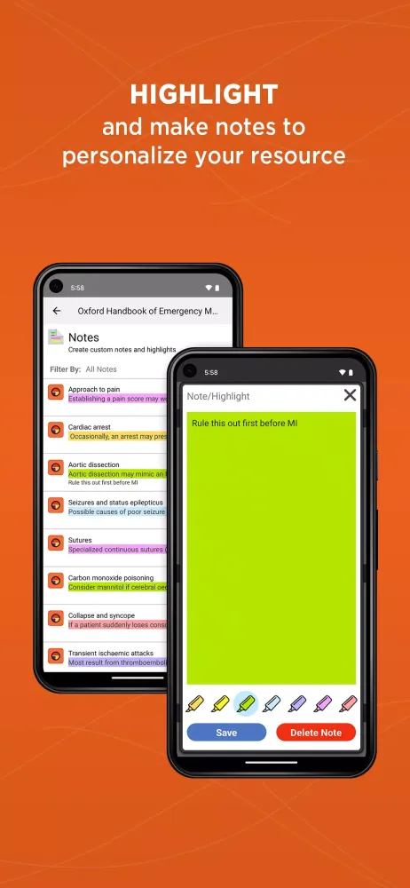 Oxford Emergency Medicine Screenshots