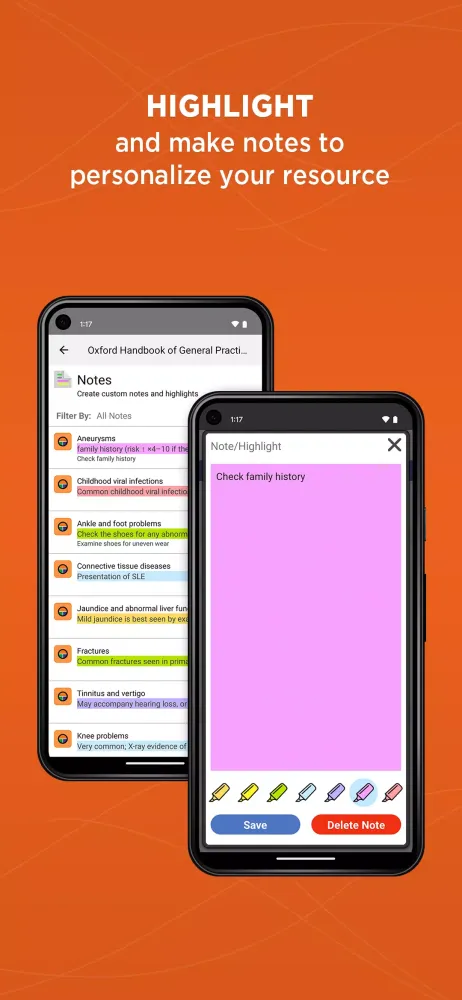 Oxford General Practice Screenshots