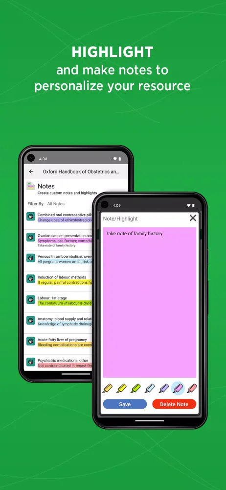 Oxford Obstetrics & Gynecology Screenshots