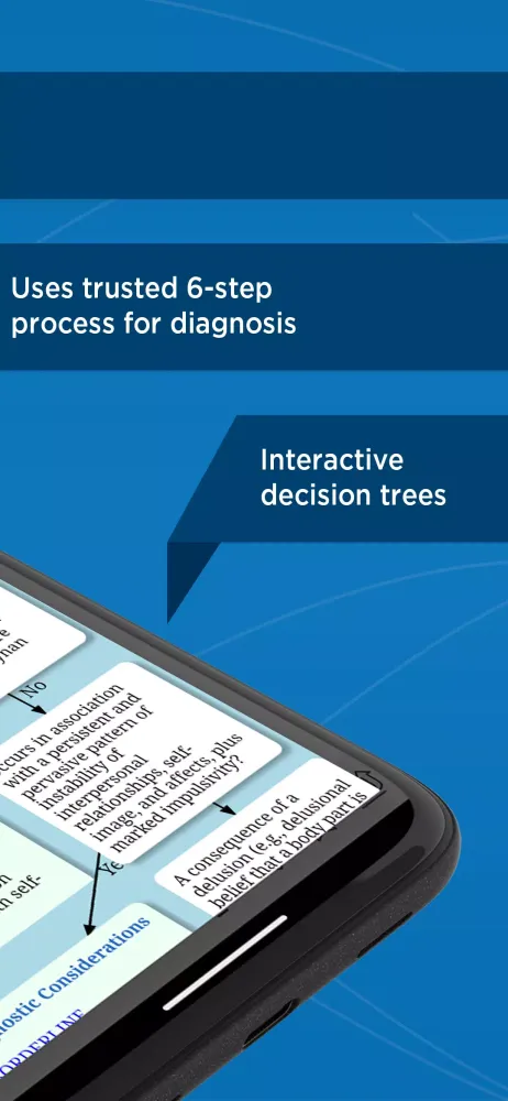 Captures d'écran de DSM-5-TR Differential Dx