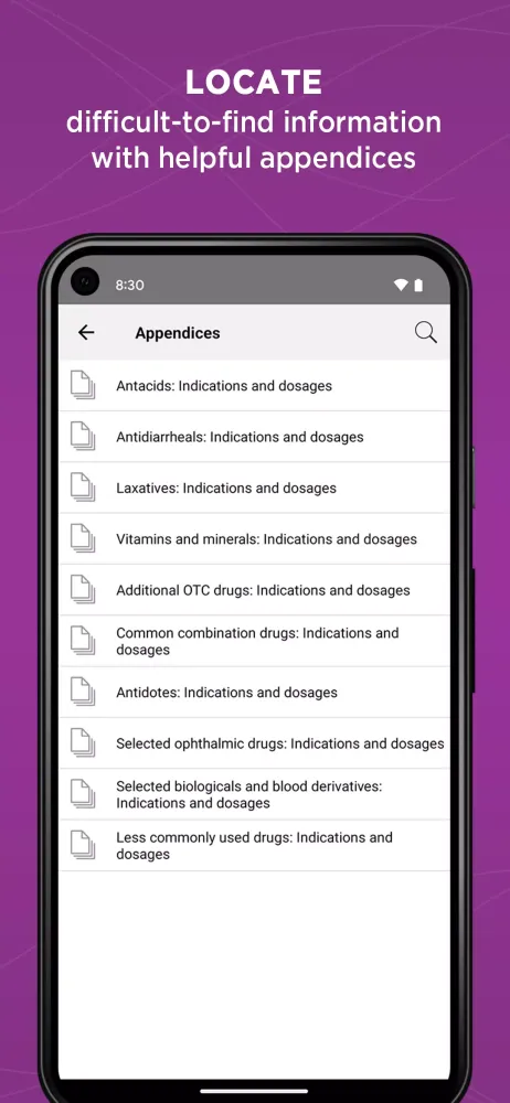 Nursing Drug Handbook Screenshots