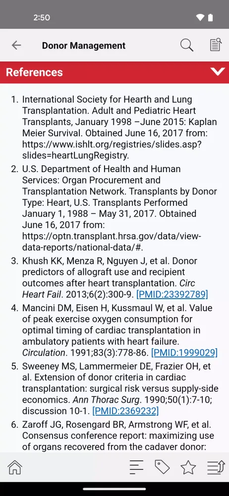 STS Cardiothoracic Surgery Screenshots