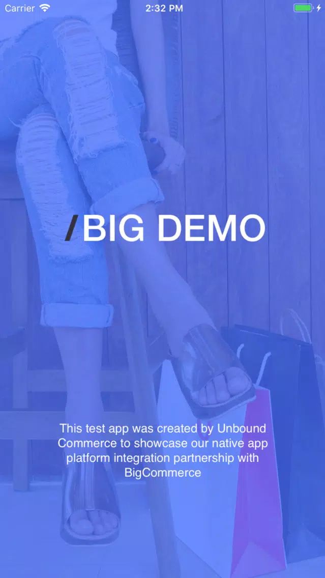 Tangkapan layar BigDemo App