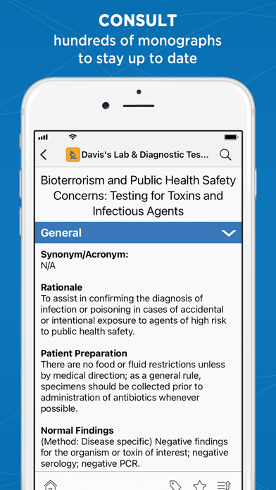 Davis’s Lab & Diagnostic Tests Screenshots