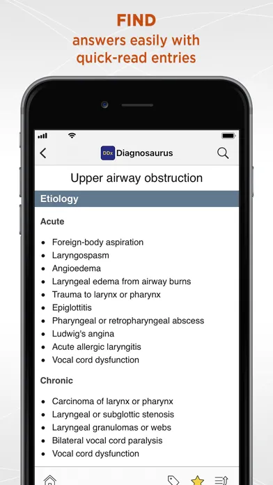 Capturas de pantalla de Diagnosaurus® DDx