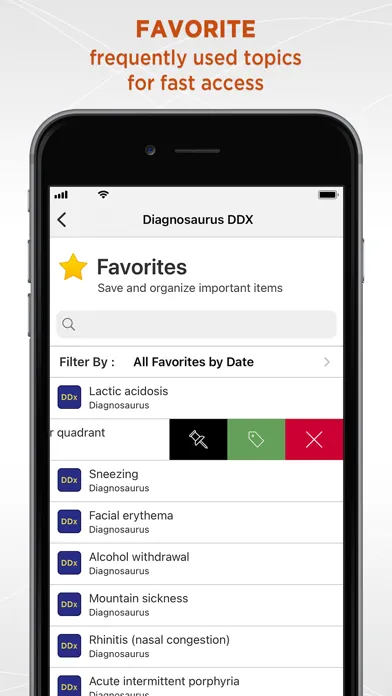 Capturas de pantalla de Diagnosaurus® DDx