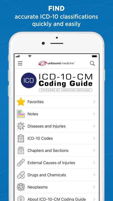 Tangkapan skrin ICD 10 Coding Guide – Unbound