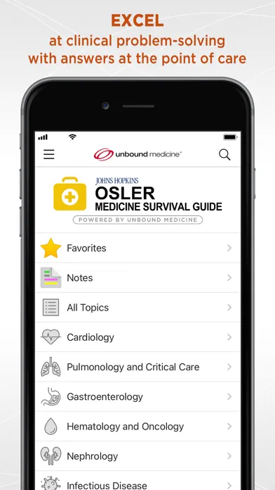 Osler Medicine Survival Guide应用截图