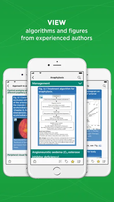 Capturas de pantalla de Oxford Acute Medicine
