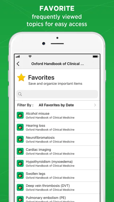 Zrzuty ekranu Oxford Handbook Clinical Med
