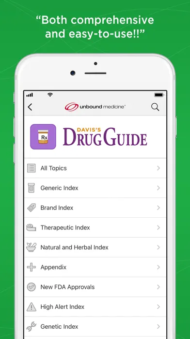 Captures d'écran de Davis's Drug Guide - Nursing