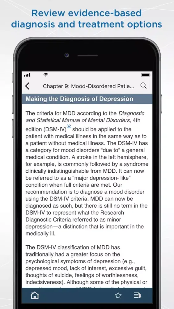 ภาพหน้าจอของ Hospital Psychiatry Handbook
