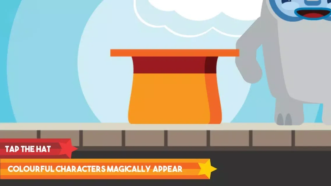 Magic Hat: Wild Animals Lite - Playing and Learning with Words and Sounds 스크린샷