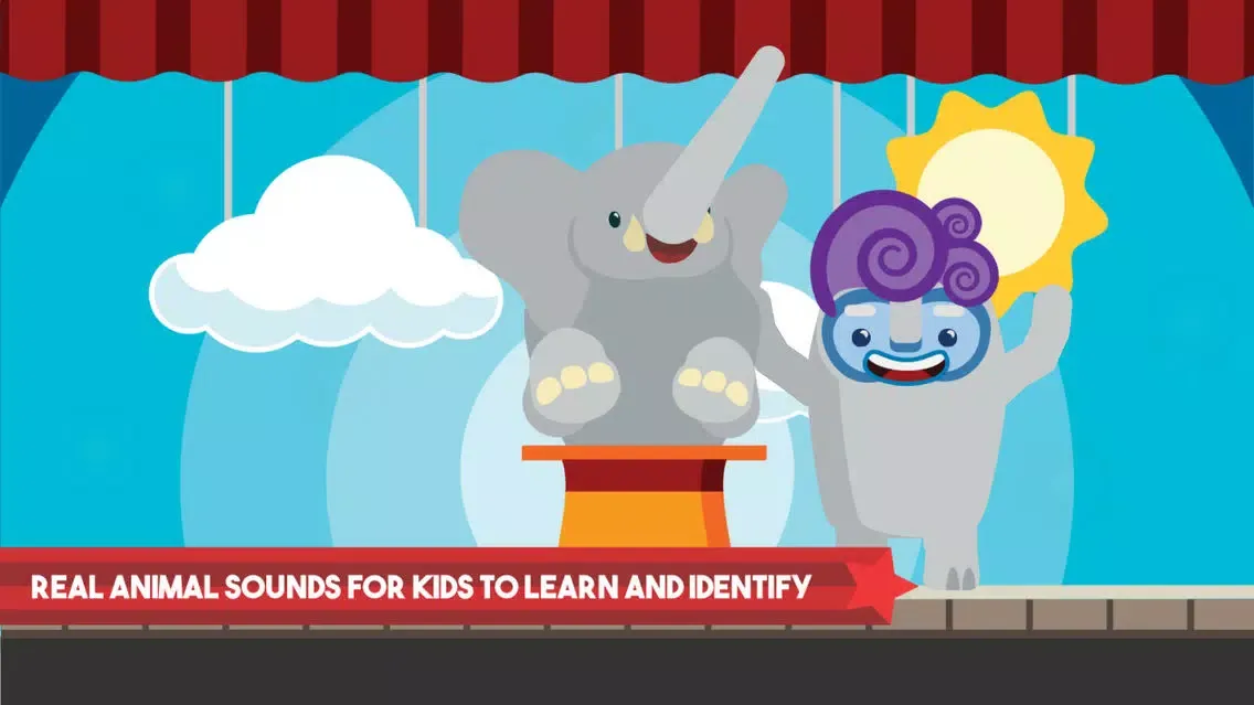 Magic Hat: Wild Animals Lite - Playing and Learning with Words and Sounds 스크린샷