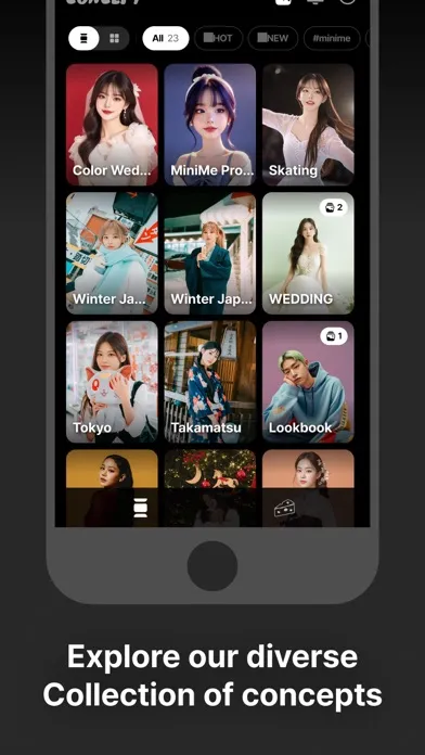 CONCEPT - AI Studio, Limitless Screenshots