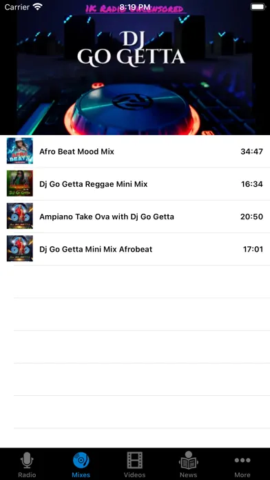 Capturas de pantalla de 1K Radio Uncensored