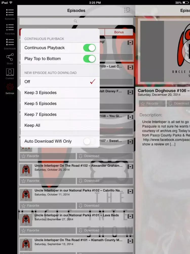 Uncle Interloper Show - Your favorite talking dog! iPad  Ekran Görüntüleri