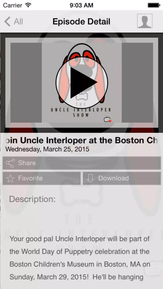 Uncle Interloper Show - Your favorite talking dog! Ekran Görüntüleri