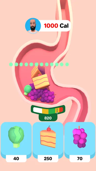 Captures d'écran de Food Mood 3D!