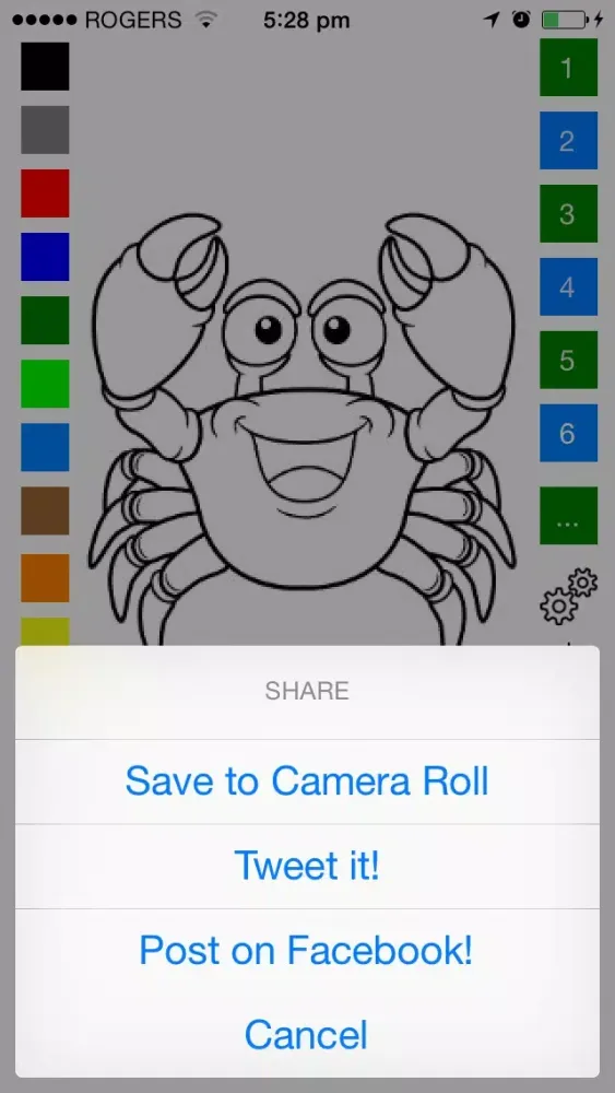Ảnh chụp màn hình của Underwater Coloring Book for Kids: Color and Draw a Mermaid, Sea Horse, Turtle and more