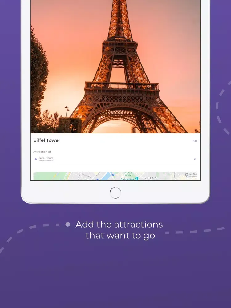 Ảnh chụp màn hình của Neotrip - Itinerary Planner iPad 