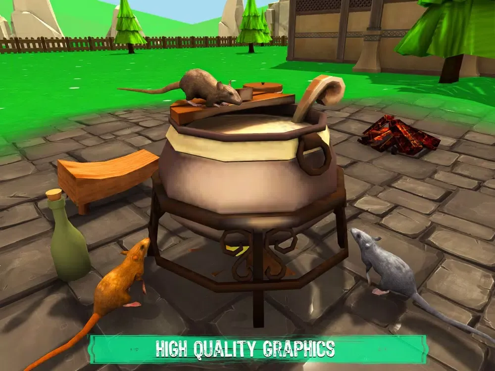 Mother vs Mouse Simulator 3D iPad  سکرین شاٹس