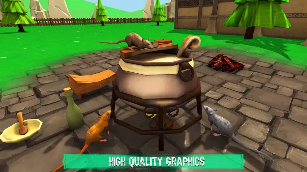 Mother vs Mouse Simulator 3D سکرین شاٹس
