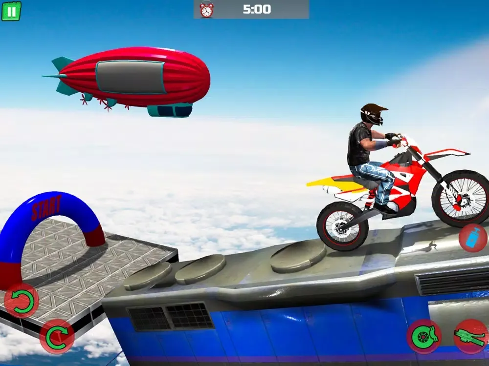 Capturas de tela do Motocross Obstacle Course iPad 