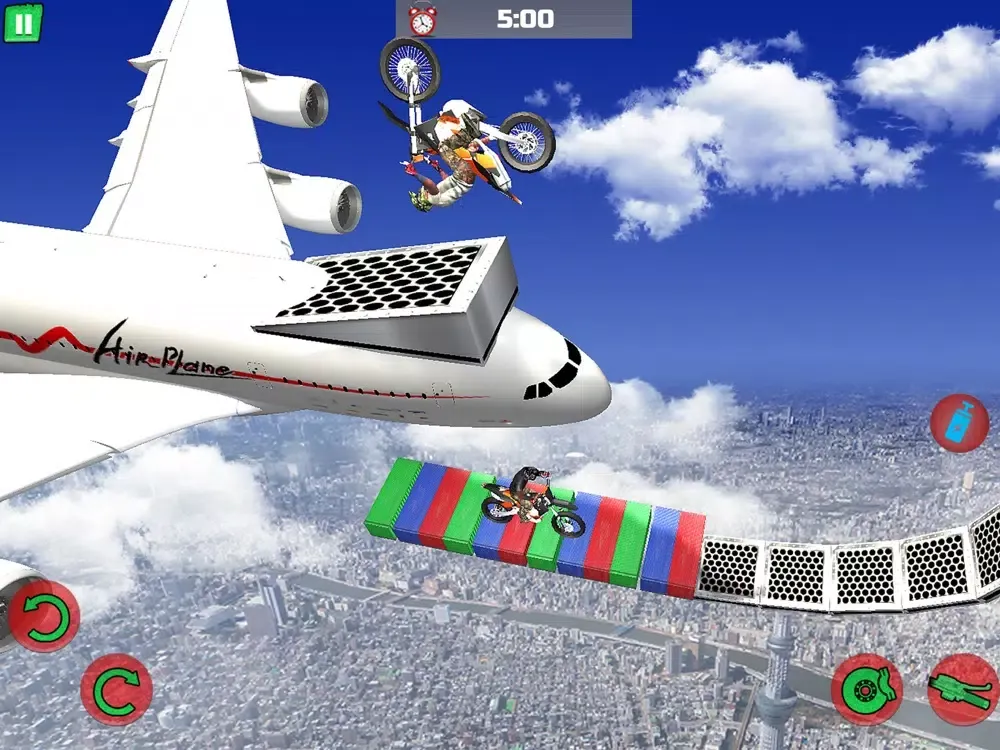Capturas de tela do Motocross Obstacle Course iPad 