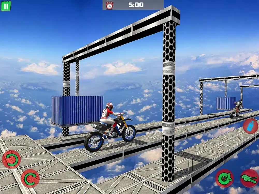 Capturas de tela do Motocross Obstacle Course iPad 