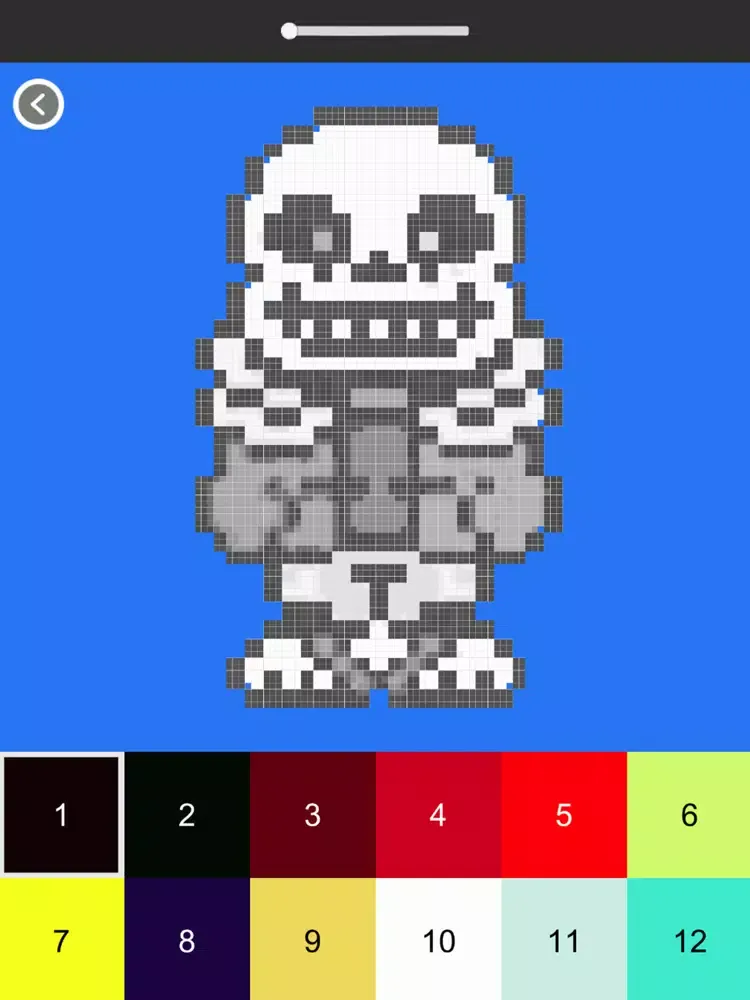 Undertale Sans Pixel Art iPad 应用截图