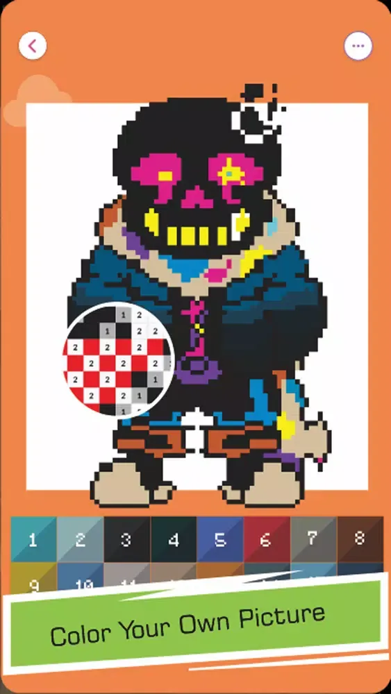 Undertale Sans Pixel Art应用截图