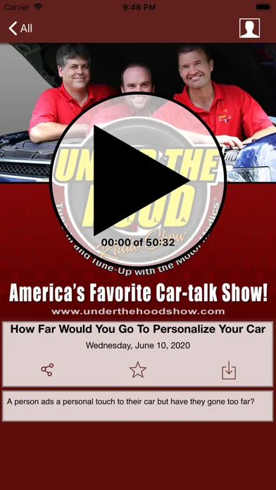 Under The Hood Show スクリーンショット