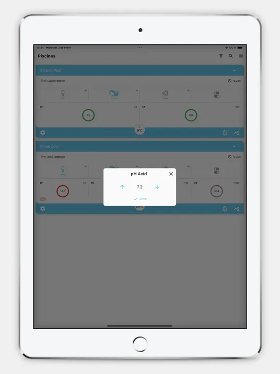 Hayward Poolwatch iPad  سکرین شاٹس