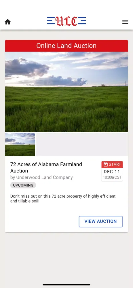Capturas de pantalla de Underwood Land Company, Inc.