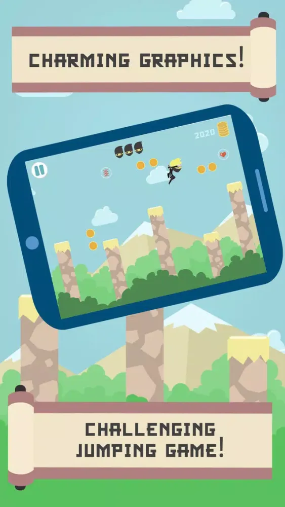 Скриншоты Amazing Ninja Jump Revenge