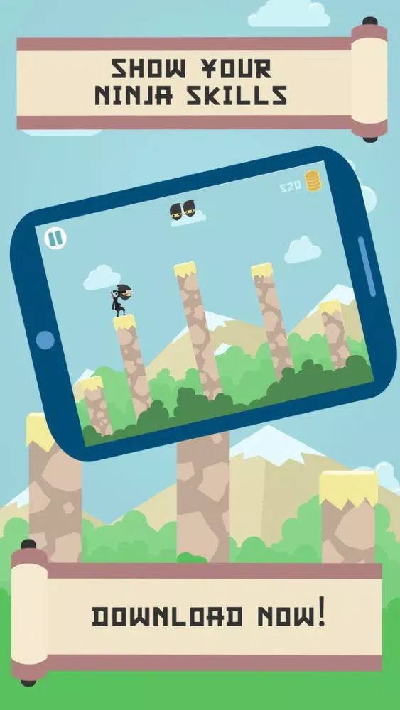 Скриншоты Amazing Ninja Jump Revenge