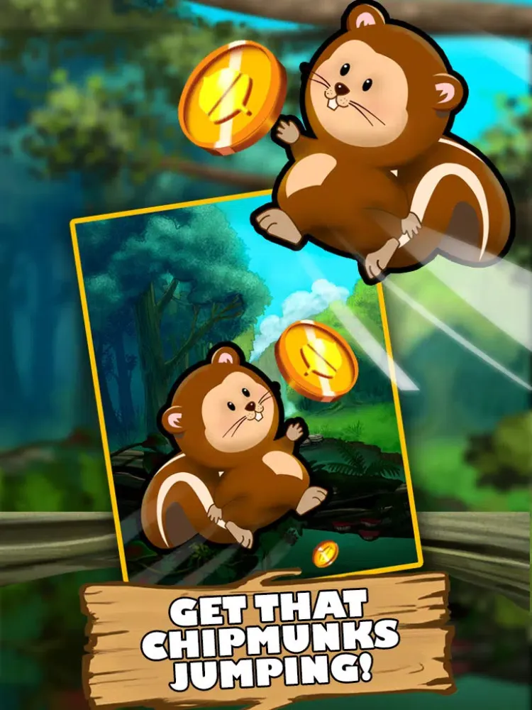 Tangkapan skrin Chipmunk Chase: Going Nuts for Acorns iPad 