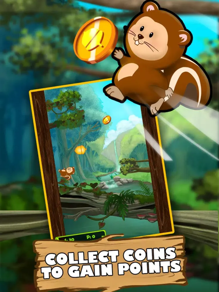 Tangkapan skrin Chipmunk Chase: Going Nuts for Acorns iPad 