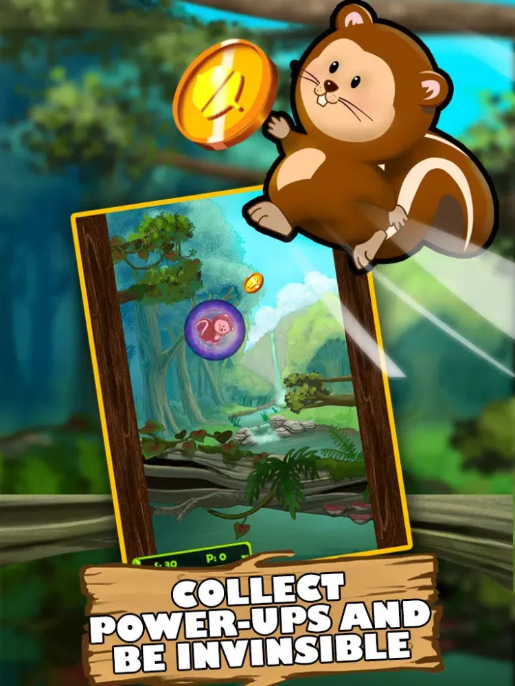 Tangkapan skrin Chipmunk Chase: Going Nuts for Acorns iPad 