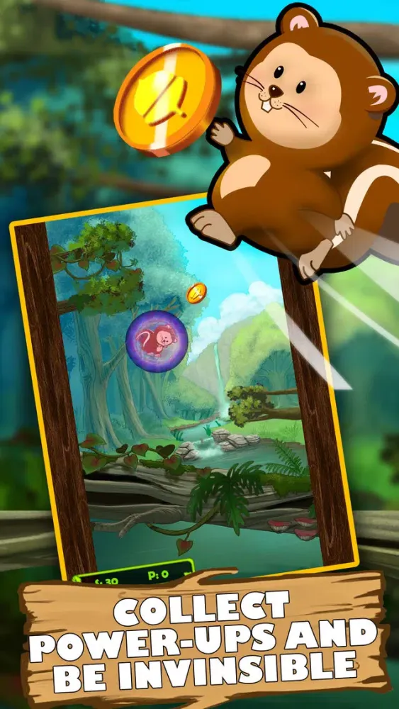 Tangkapan skrin Chipmunk Chase: Going Nuts for Acorns