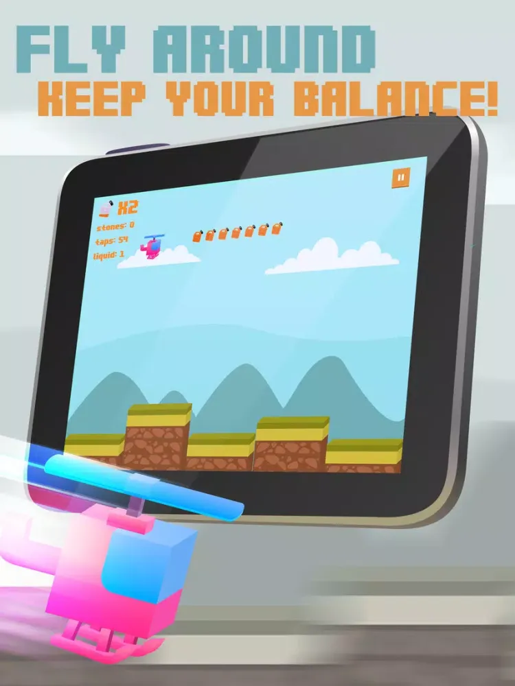 Capturas de pantalla de Color Copter Flight Race Pro iPad 