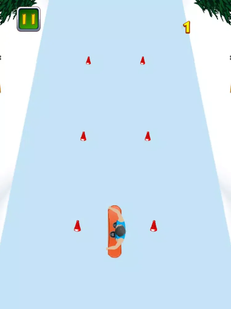 Crazy Downhill Snowboarding Stunt Racing Hero iPad 應用截圖