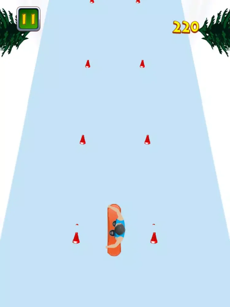 Crazy Downhill Snowboarding Stunt Racing Hero iPad 應用截圖