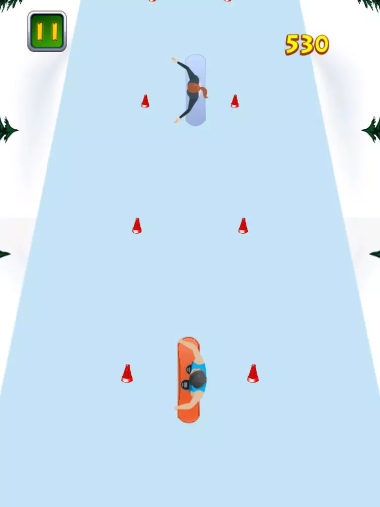 Crazy Downhill Snowboarding Stunt Racing Hero iPad 應用截圖