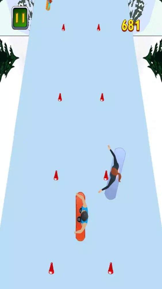 Crazy Downhill Snowboarding Stunt Racing Hero應用截圖