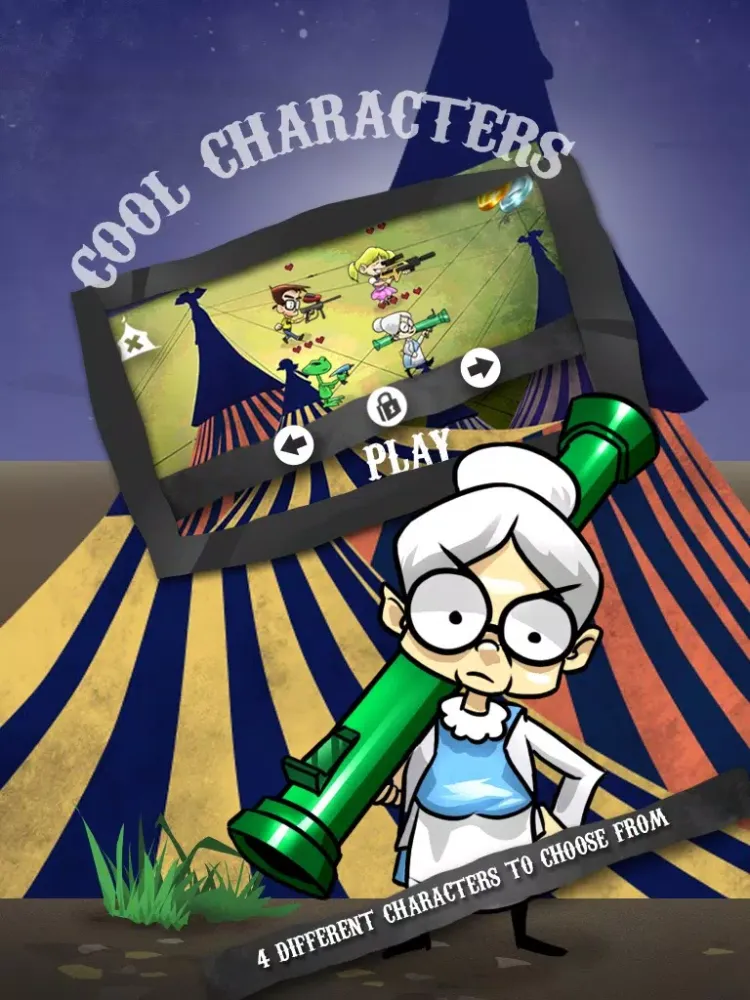 Zrzuty ekranu Dark Circus Slug iPad 