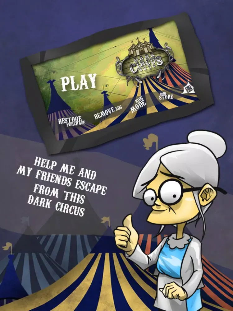 Zrzuty ekranu Dark Circus Slug iPad 